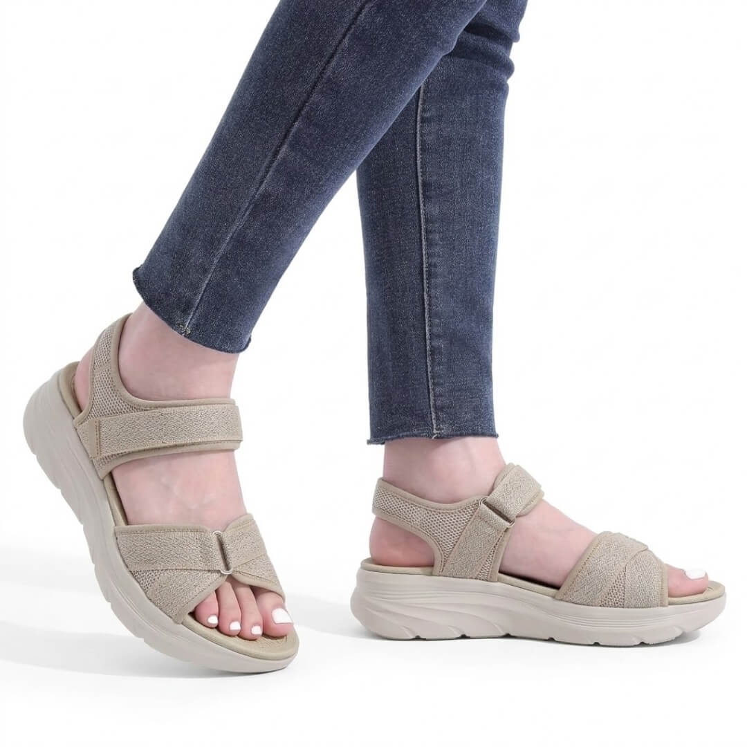 Clara Sandal – Wide Toe Box & Arch Support
