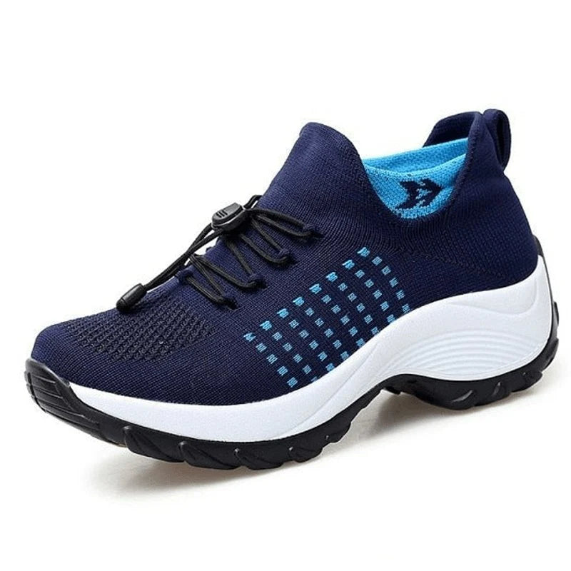 Ortho Stretch Cushion Shoes Women - Black / Purple