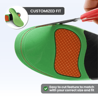 ORTHO-TECH Premium Insoles – Shock Absorbing & All-Day Relief