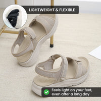Clara Sandal –  Wide Toe Box & Arch Support