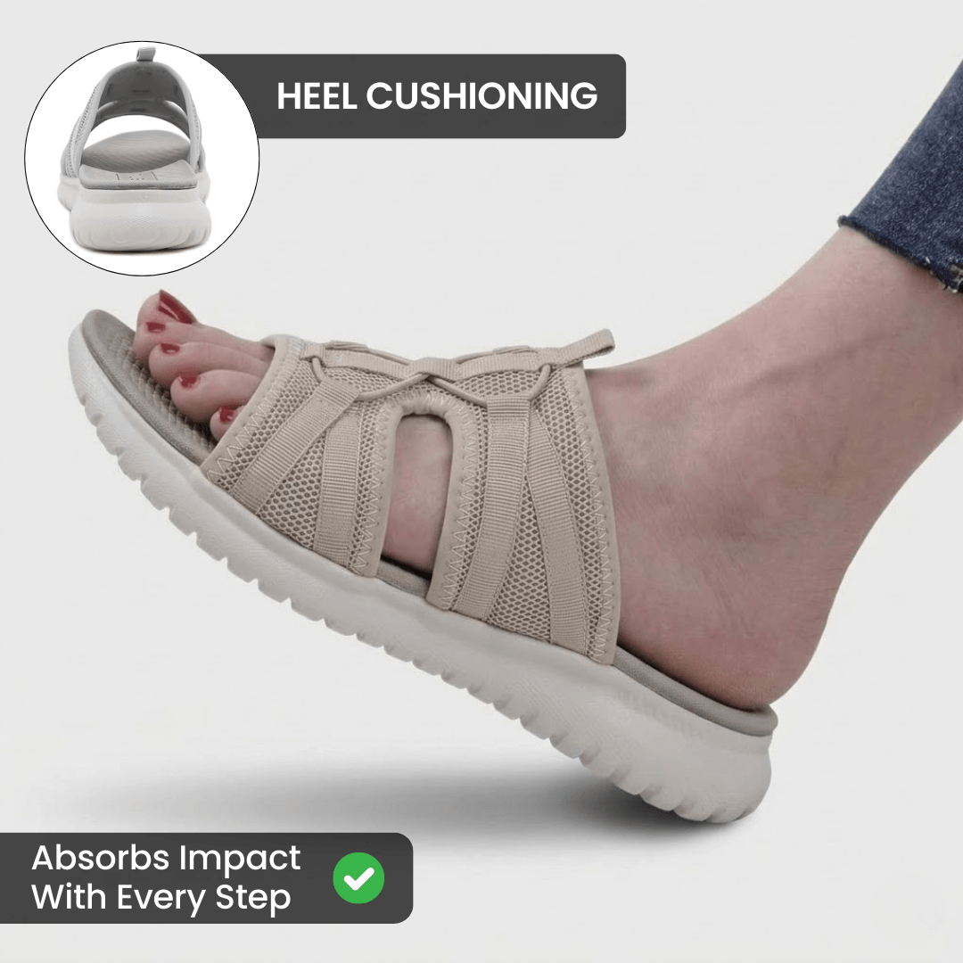 Aria Slide Sandal – Cushioned Support & Pressure Relief