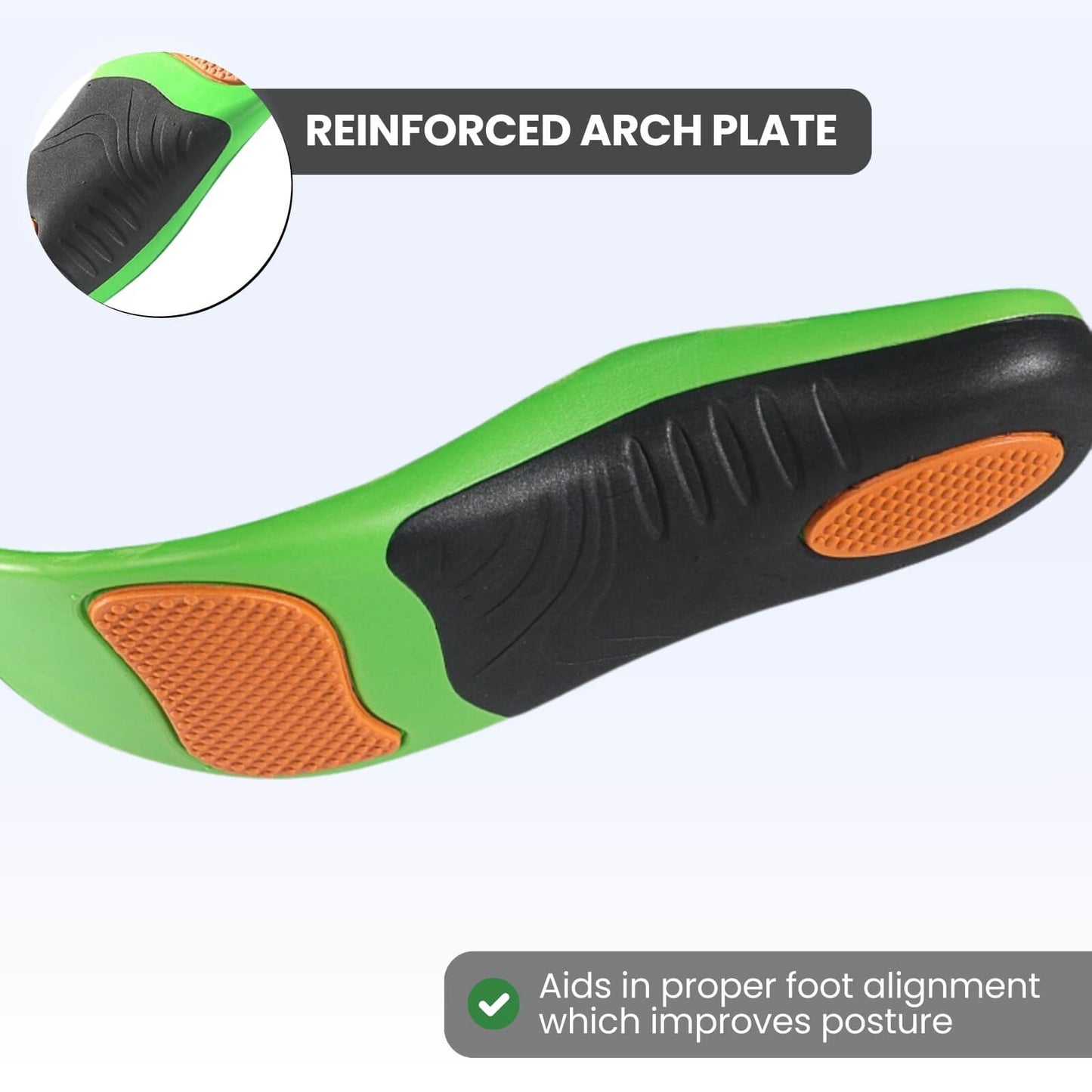 Ortho Arch Comfort Insoles - High Density EVA