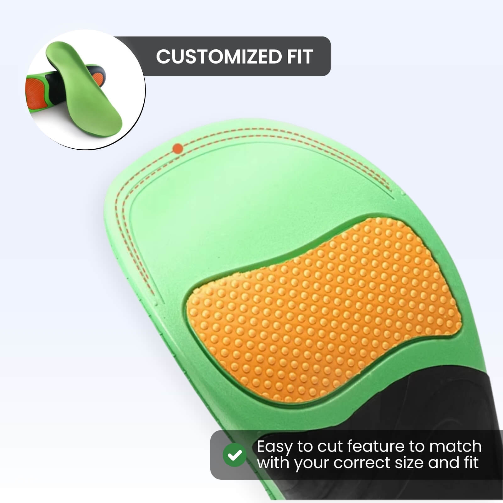 Ortho Arch Comfort Insoles - High Density EVA