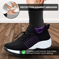 White Breathable Crew Socks - 3 Pack