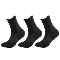 White Breathable Crew Socks - 3 Pack