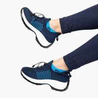 Ortho Stretch Cushion Shoes Women - White Blue