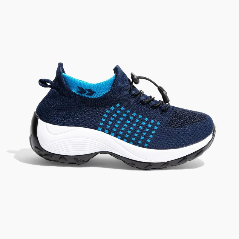 Ortho Stretch Cushion Shoes Women - White Blue